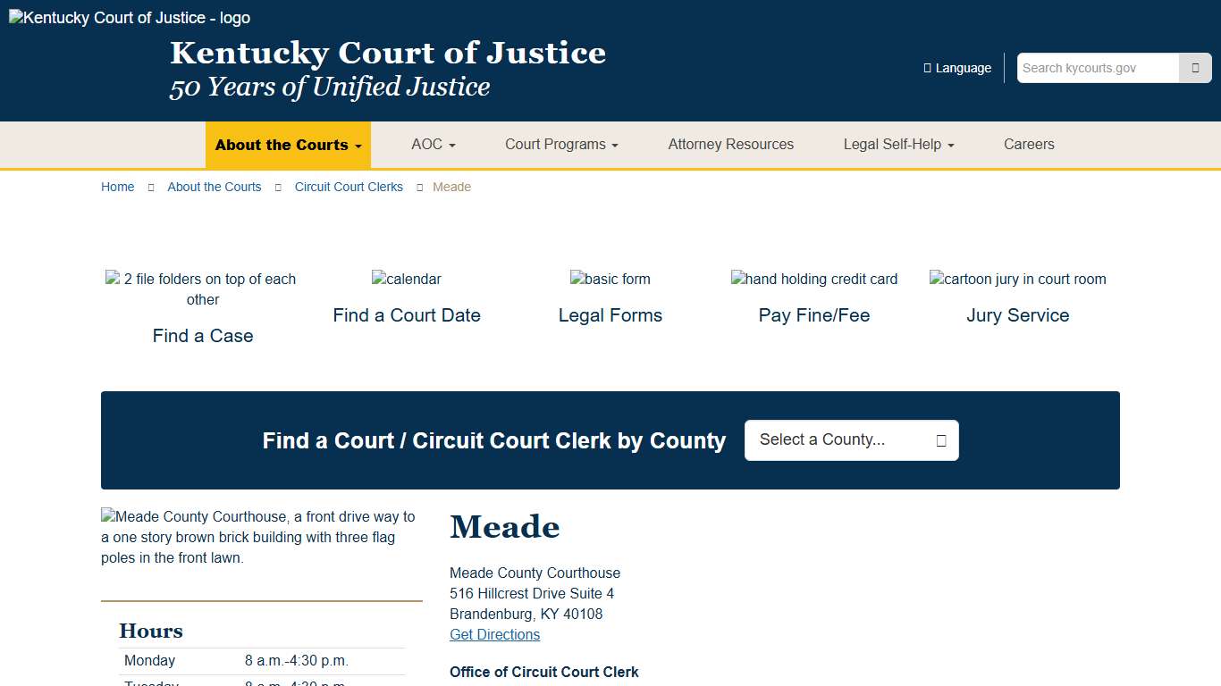 Meade - Kentucky Court of Justice